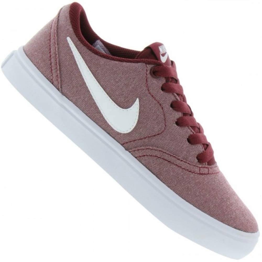 Nike SB Check Solarsoft Canvas 921464-611 Unisex Sneaker Shoes Size 7.5 US Red